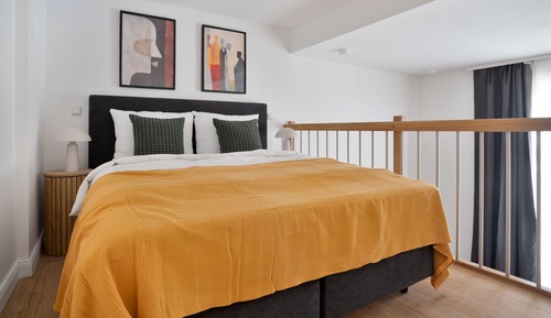 Apartamento superior, 1 cama de matrimonio con sofá cama