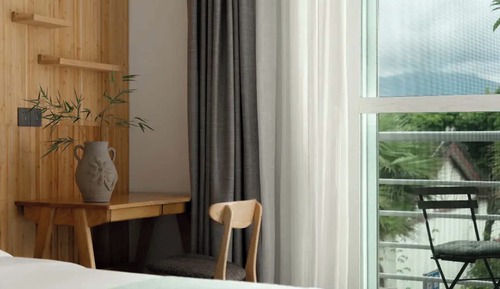 Habitación Grand con 2 camas individuales, vistas al jardín