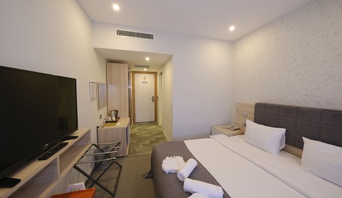 Habitación individual básica, vistas a la ciudad