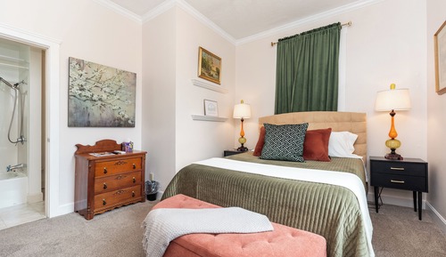 Habitación doble, 1 cama de matrimonio, baño privado