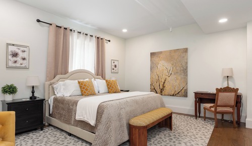 Habitación doble, 1 cama de matrimonio grande, baño privado