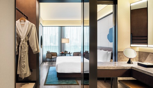 Habitación clásica doble, 1 cama de matrimonio grande, no fumadores, vistas a la ciudad