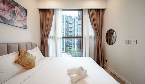 Apartamento Deluxe, 1 habitación, cocina, vistas a la ciudad