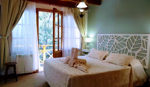 Casa de campo superior, vistas al jardín