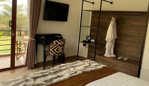Habitación Deluxe doble, balcón, vistas al jardín