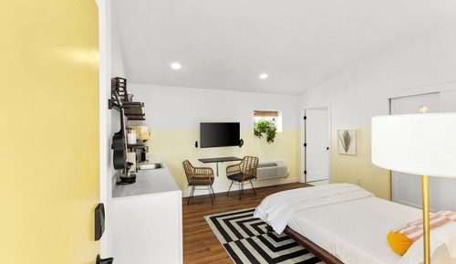 Estudio clásico, 1 cama de matrimonio