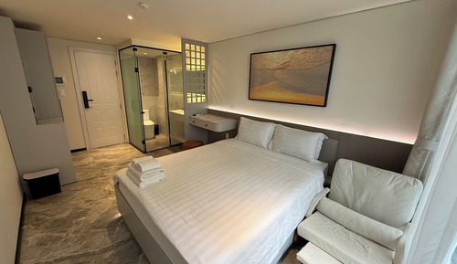 Habitación doble, Aire acondicionado, vistas a la ciudad