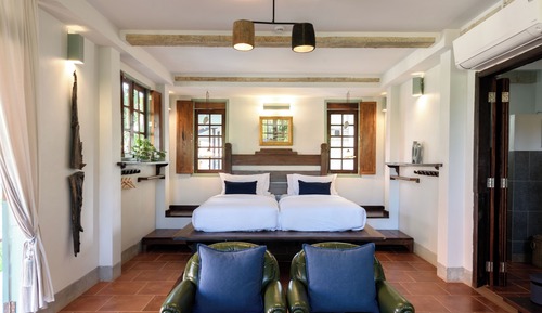 Habitación, vistas al jardín