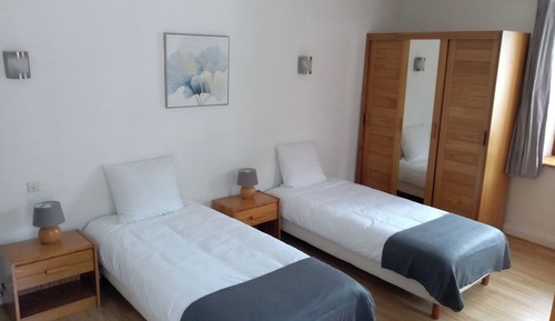 Habitación clásica con 2 camas individuales, balcón