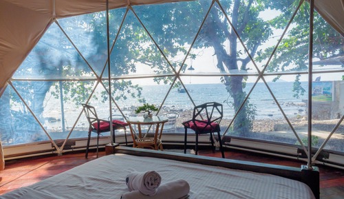 Bungalow de lujo, vistas al mar