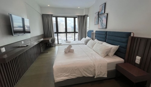 Apartamento superior, 2 habitaciones, balcón, vistas a la ciudad