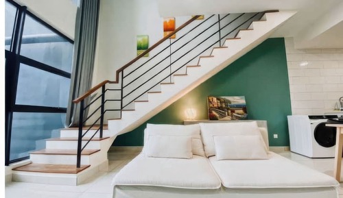 Apartamento superior, 2 habitaciones, balcón, vistas a la ciudad