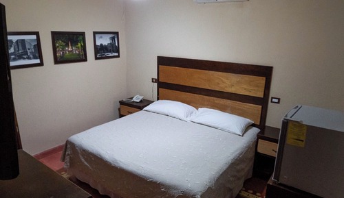 Habitación estándar con 1 cama doble o 2 individuales, vistas al patio
