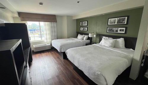 Habitación familiar, 1 cama doble, no fumadores, vistas a la ciudad