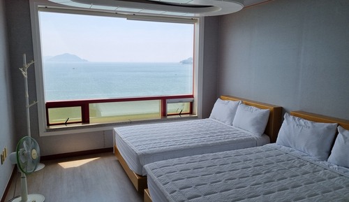 Habitación familiar, vistas al mar