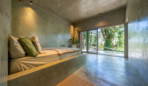 Habitación estándar doble, patio, vistas al río