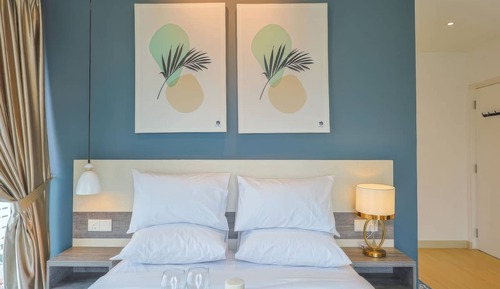 Apartamento superior, 1 habitación, balcón, vistas a la ciudad