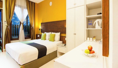 Habitación Deluxe doble, 1 cama de matrimonio grande, balcón