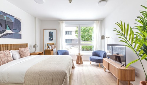 Estudio, 1 cama doble
