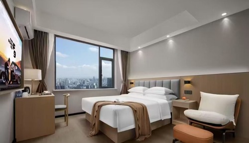 Habitación individual básica, vistas a la ciudad