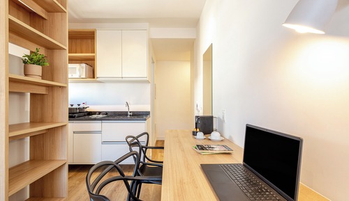 Estudio Premium, 1 cama doble, vistas a la ciudad