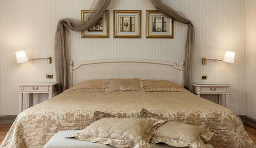 Habitación romántica doble, vistas al parque
