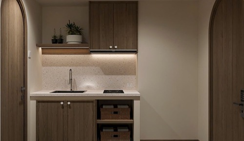 Suite estudio estándar, cocina básica