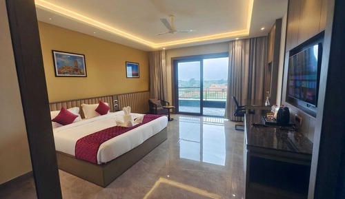 Habitación Premium doble, balcón, vistas al jardín