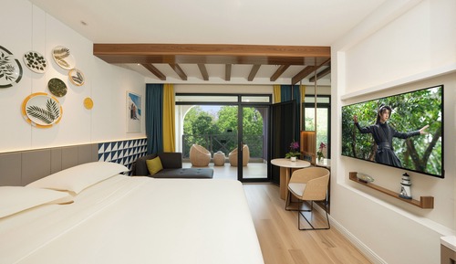 Habitación doble, balcón, vistas a la ciudad