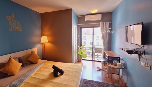 Habitación Deluxe doble, balcón, vistas al jardín
