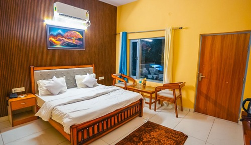 Habitación Deluxe doble, balcón, vistas al jardín