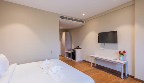 Habitación básica doble, vistas a la ciudad