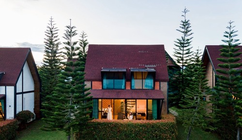 Villa superior, balcón, vistas al jardín