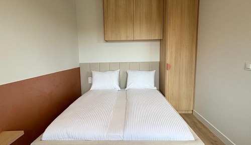 Suite estudio, balcón, vistas a la ciudad