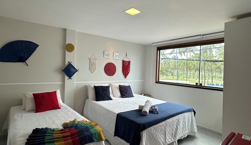 Habitación triple Confort, vistas al mar