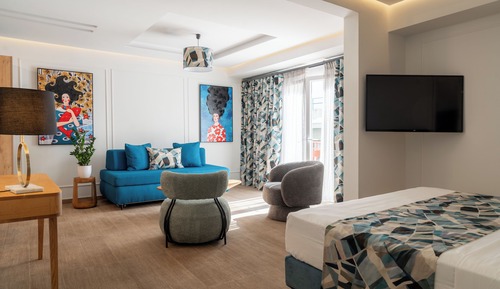Suite Grand, balcón, vistas a la ciudad