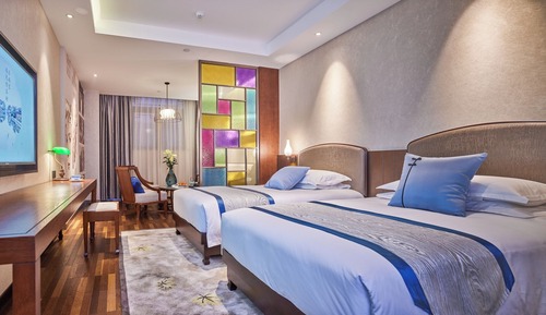 Habitación Deluxe con 2 camas individuales, vistas a la ciudad