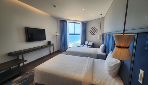Habitación Deluxe con 2 camas individuales, vistas al mar