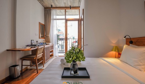 Habitación Deluxe doble, balcón, vistas a la ciudad