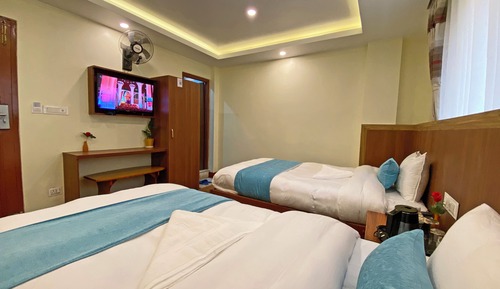 Habitación Deluxe con 2 camas individuales, vistas a la ciudad