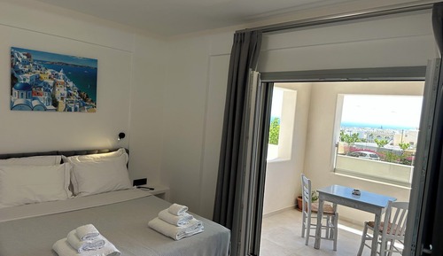 Habitación Confort doble, balcón, vistas al mar