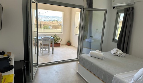 Habitación Confort doble, balcón, vistas al mar