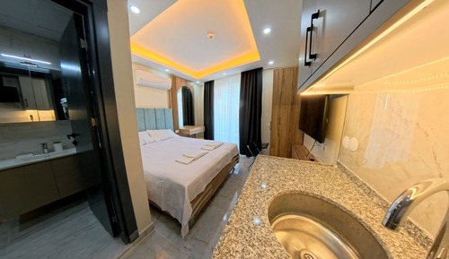 Apartamento estándar, cocina básica