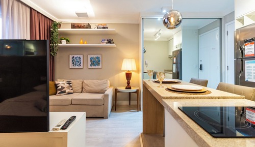 Suite estudio, vistas a la ciudad