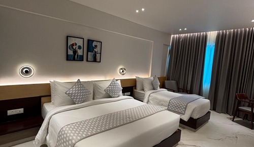 Habitación Deluxe con 2 camas individuales, vistas a la ciudad