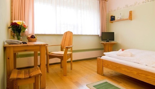 Habitación individual, vistas al jardín