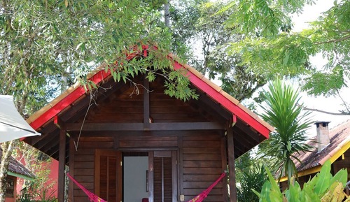 Chalet estándar, 1 cama de matrimonio, Se admiten mascotas, vistas al jardín