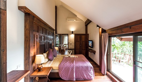 Suite familiar, vistas al jardín