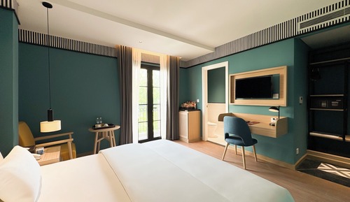 Habitación con 1 cama doble o 2 individuales