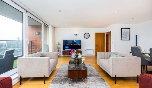 Apartamento superior, balcón